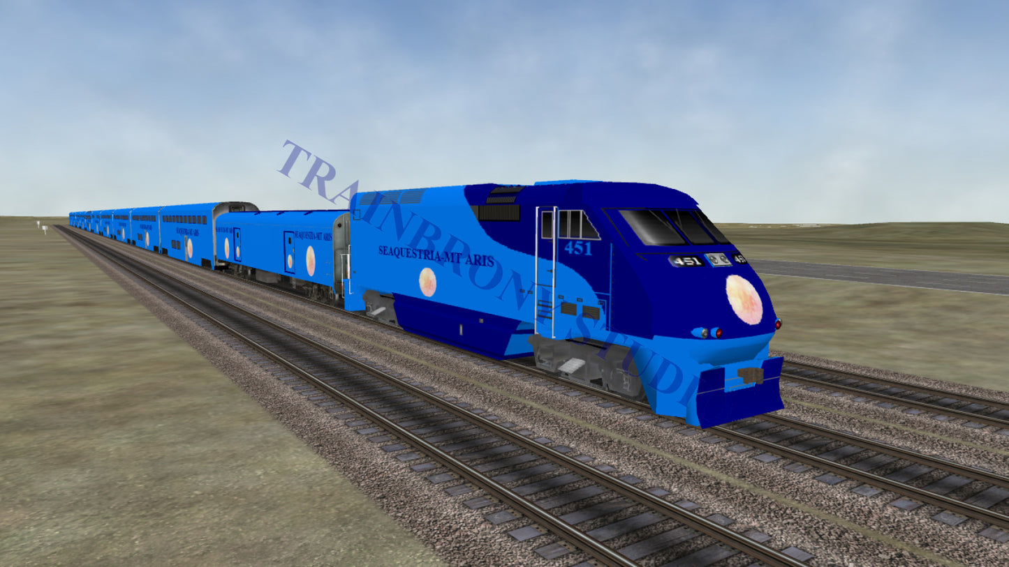 Seaquestria-Mt Aris F59PHI (Digital Image) Digital Image