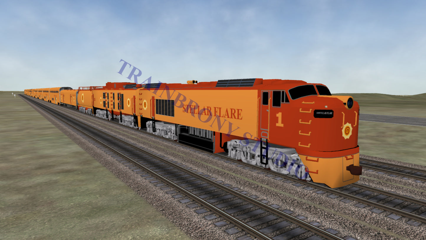 Stellar Flare Big Blow (Digital Image) Digital Image