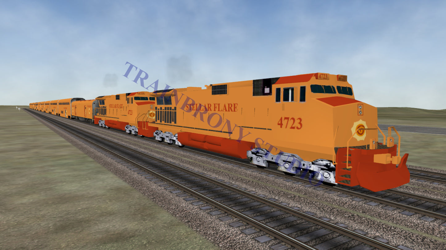 Stellar Flare Dash 9 (Digital Image) Digital Image