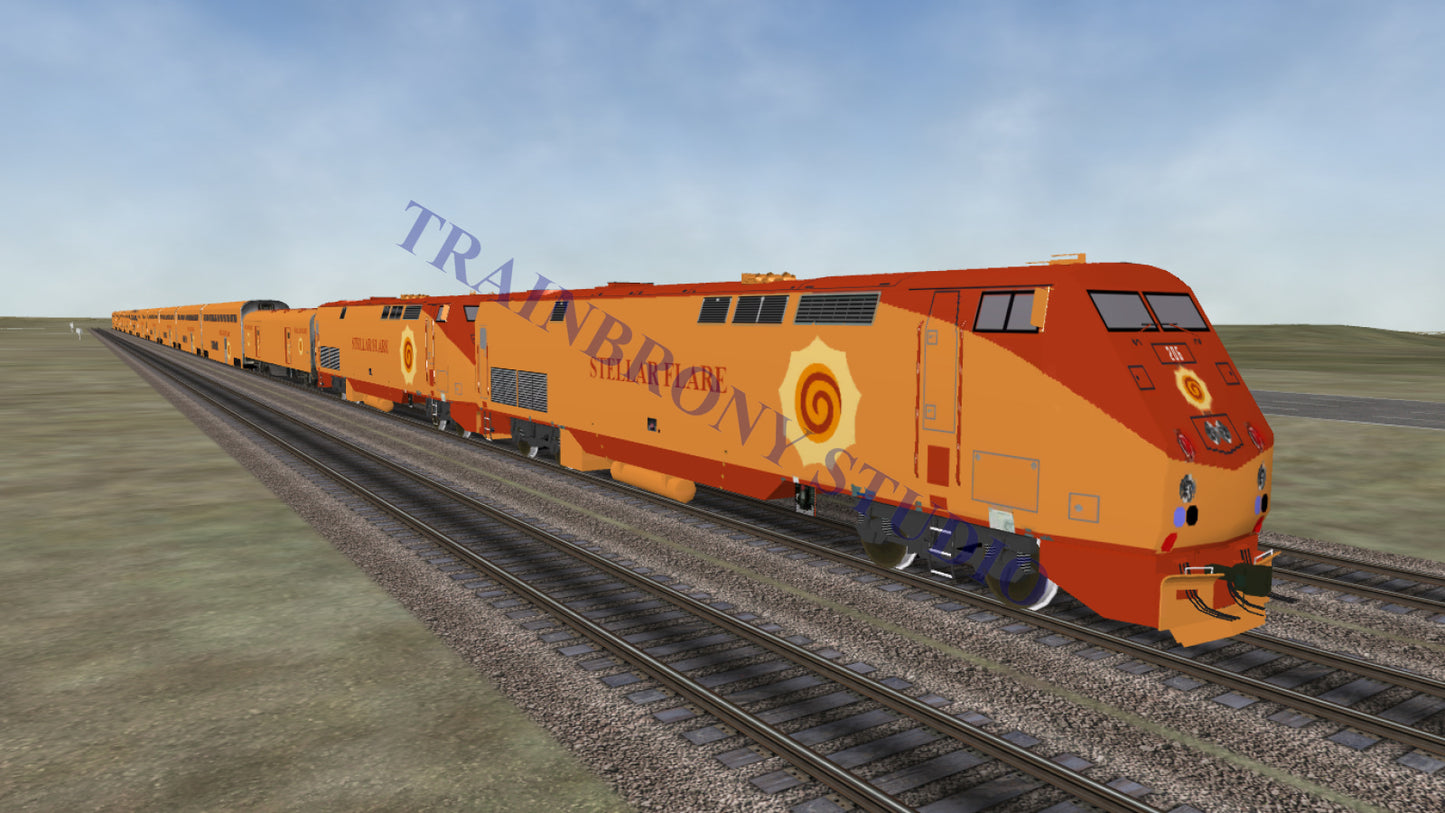 Stellar Flare P42 (Digital Image) Digital Image