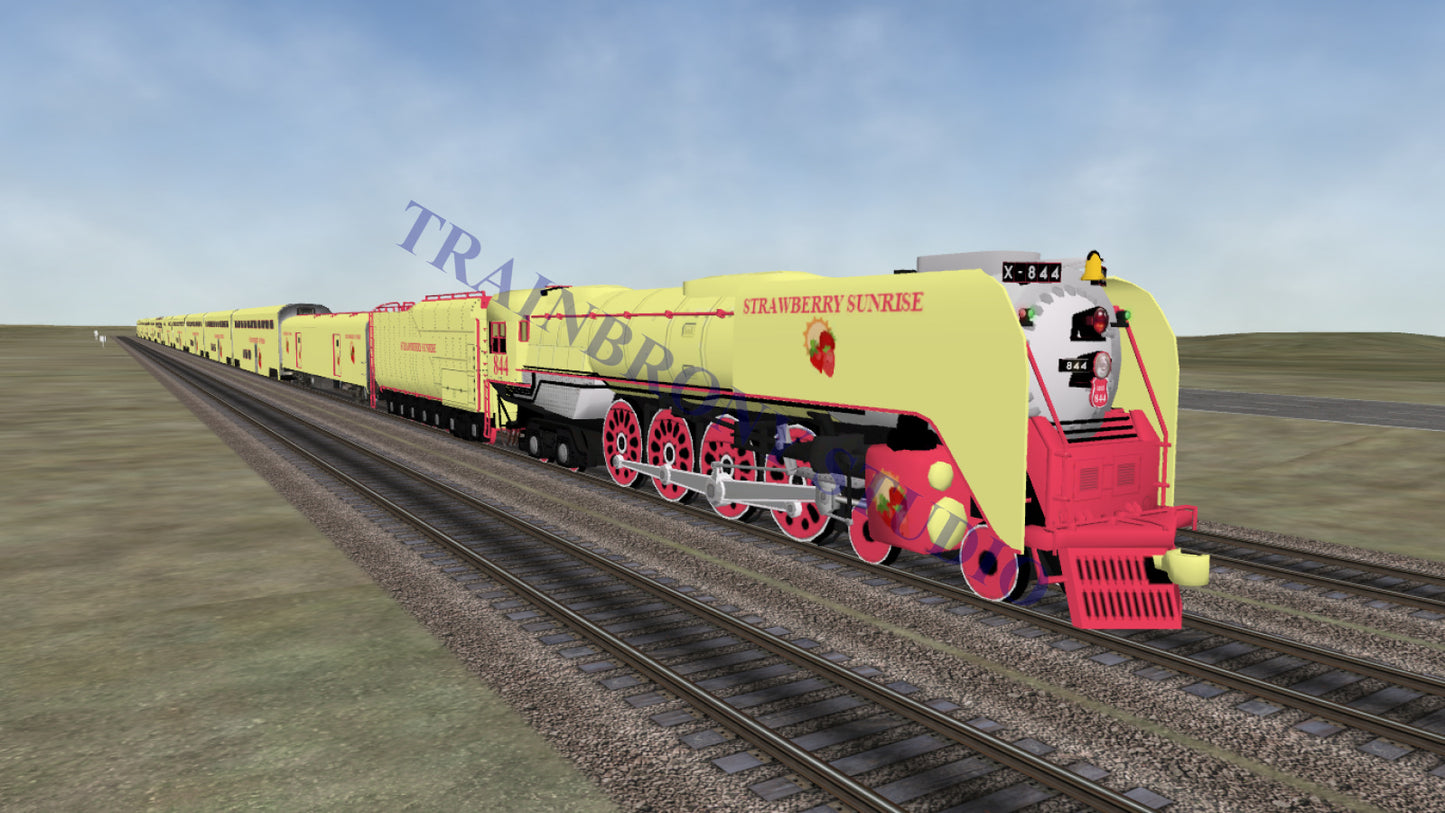 Strawberry Sunrise 844 (Digital Image) Digital Image