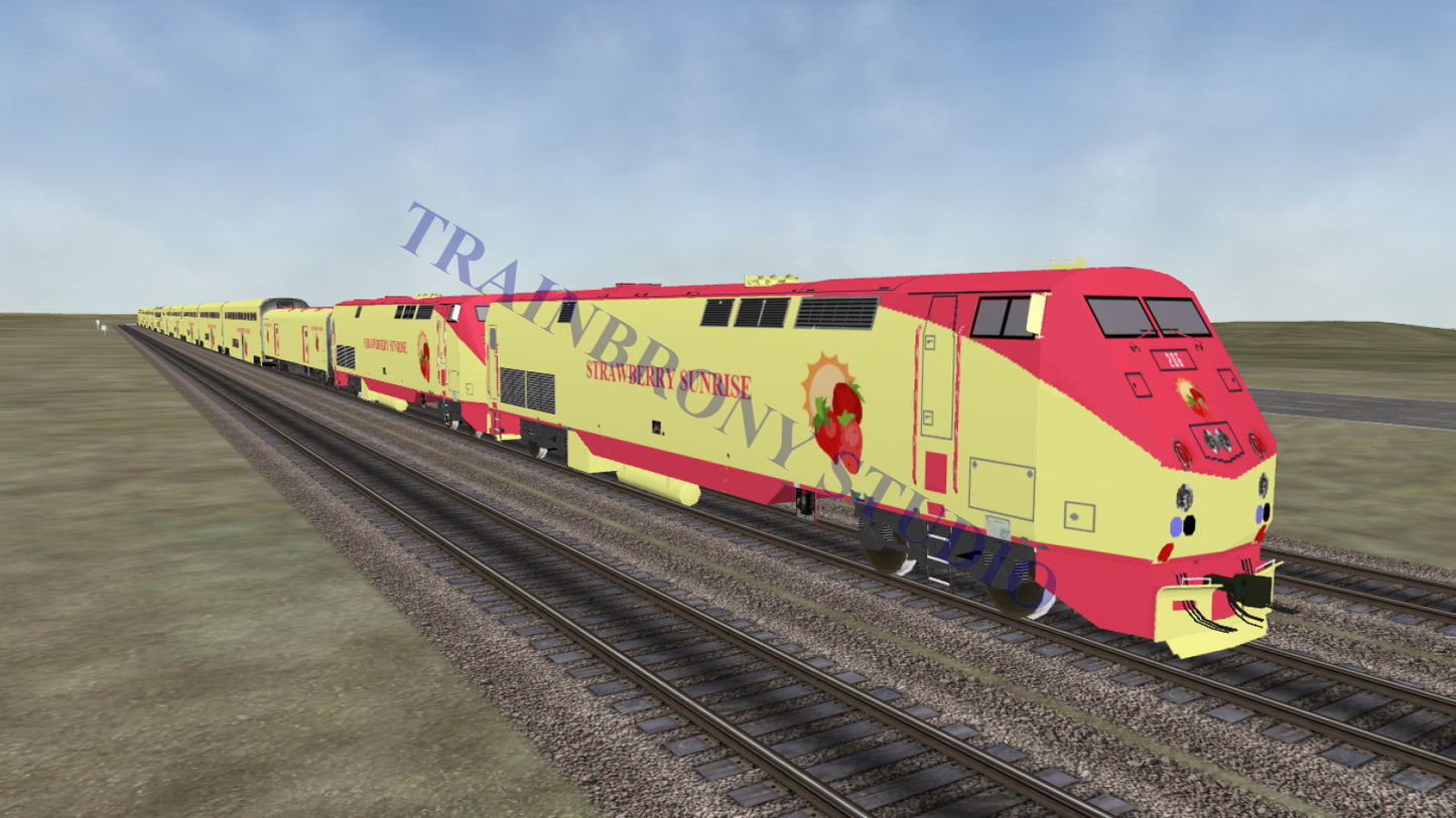 Strawberry Sunrise P42 (Digital Image) Digital Image