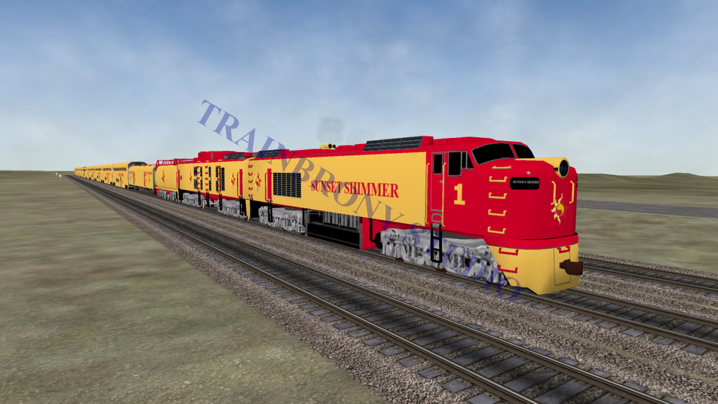 Sunset Shimmer Big Blow (Digital Image) Digital Image