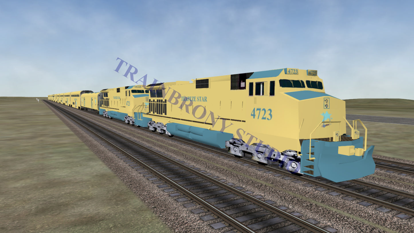 Trapeze Star Dash 9 (Digital Image) Digital Image