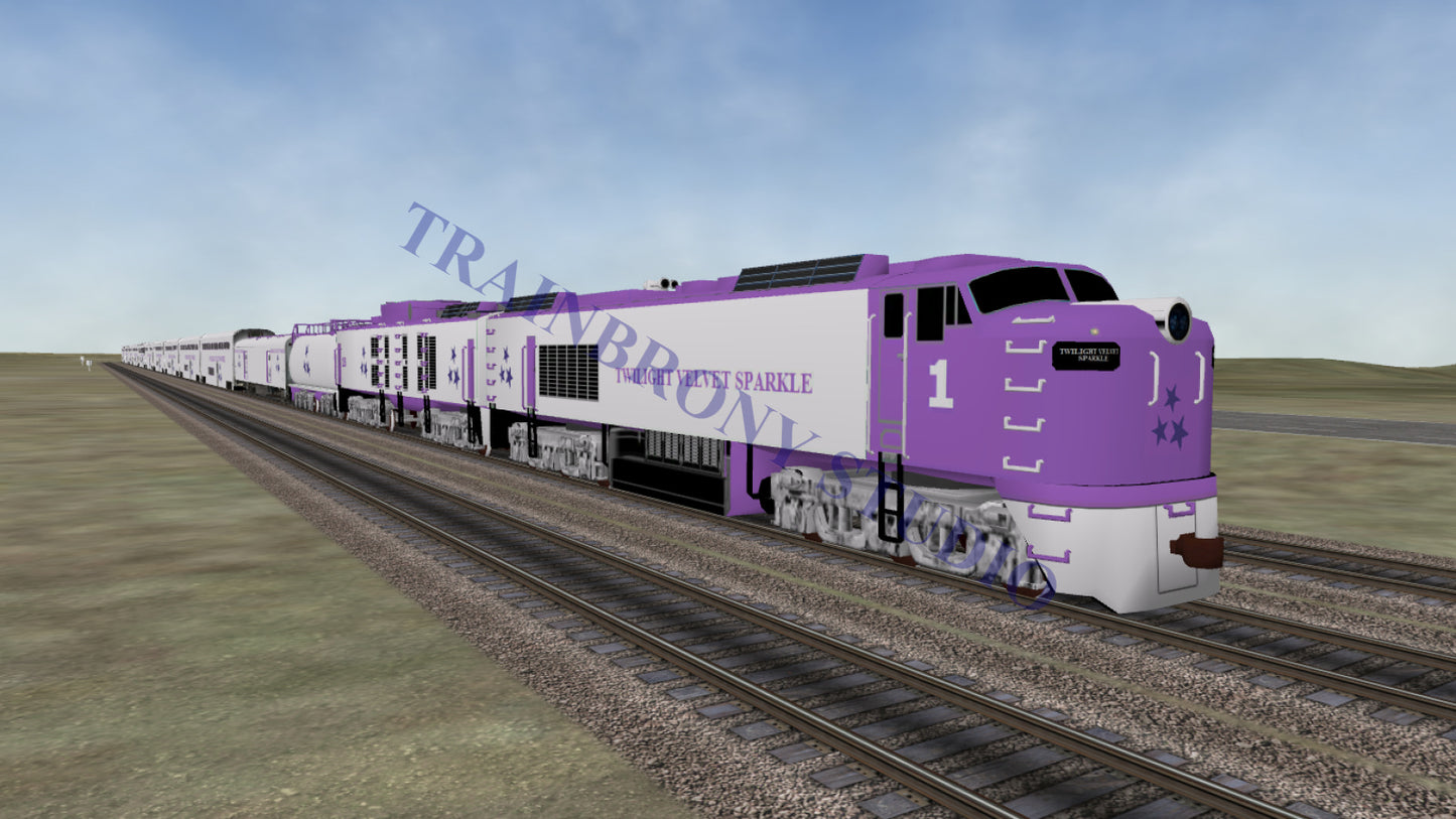 Twilight Velvet Sparkle Big Blow (Digital Image) Digital Image