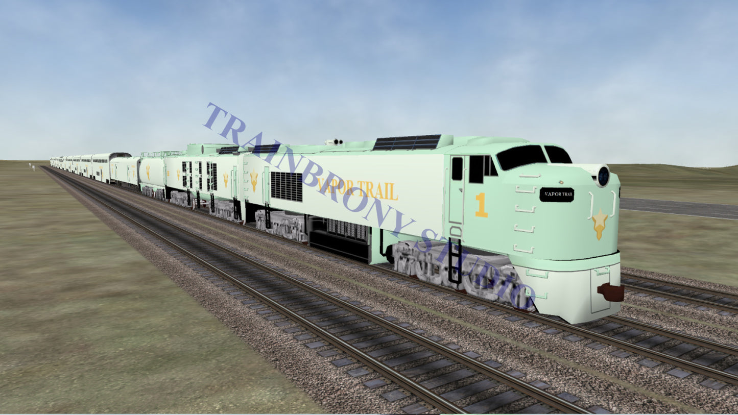 Vapor Trail Big Blow (Digital Image) Digital Image