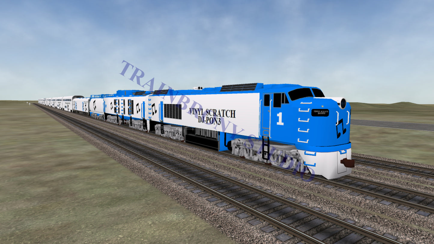 Vinyl Scratch-DJ Pon-3 Big Blow (Digital Image) Digital Image