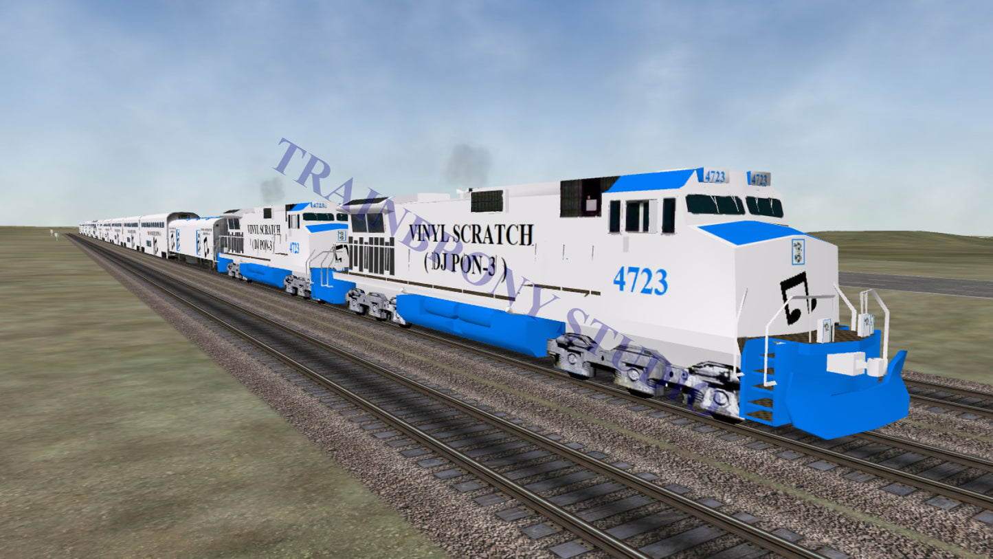 Vinyl Scratch-DJ Pon-3 Dash 9 (Digital Image) Digital Image