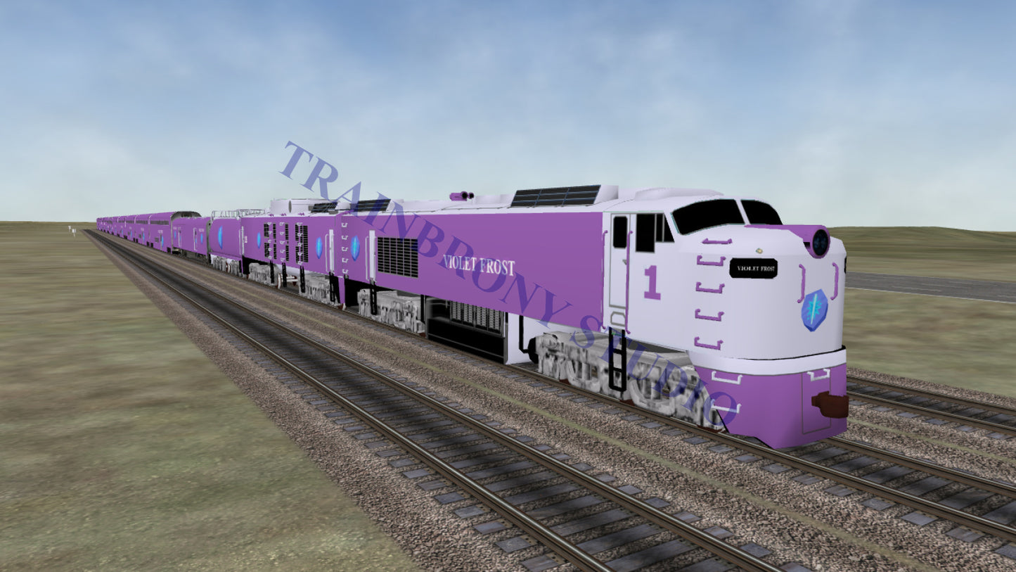 Violet Frost Big Blow (Digital Image) Digital Image