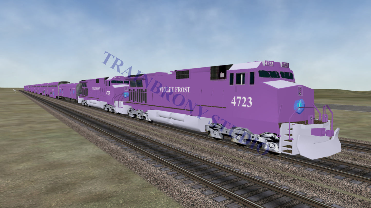 Violet Frost Dash 9 (Digital Image) Digital Image