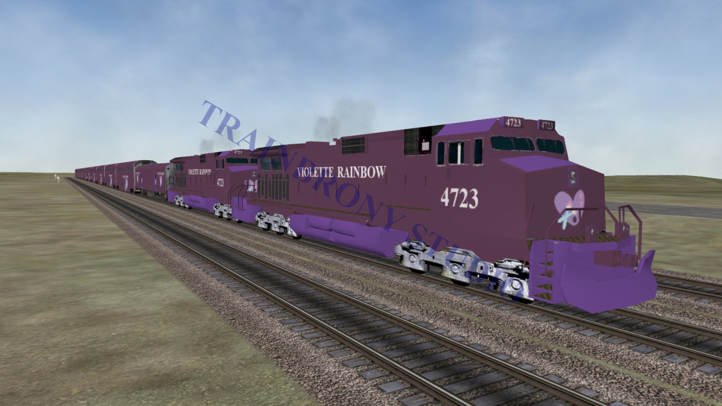 Violette Rainbow Dash 9 (Digital Image) Digital Image