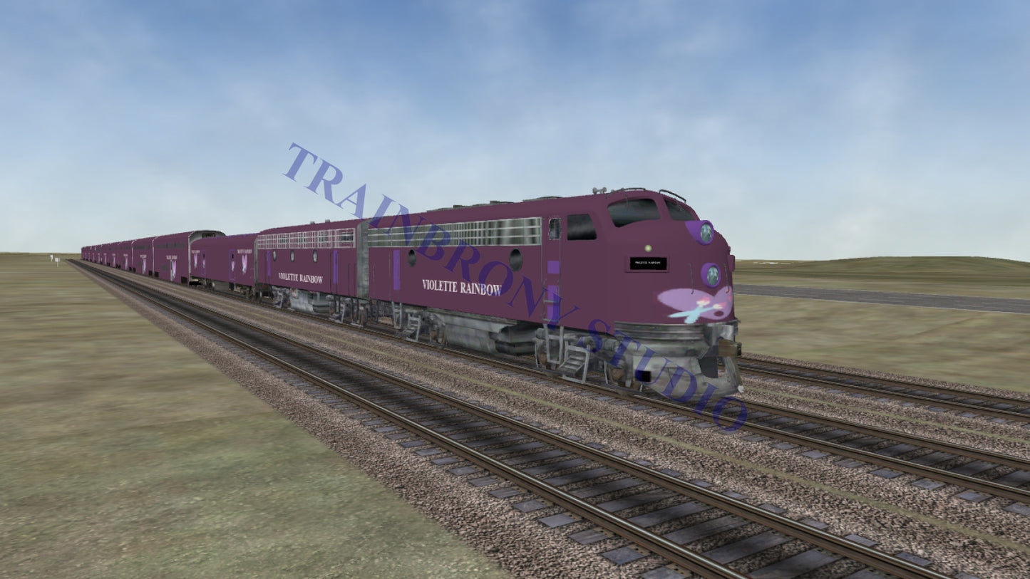 Violette Rainbow F7 (Digital Image) Digital Image