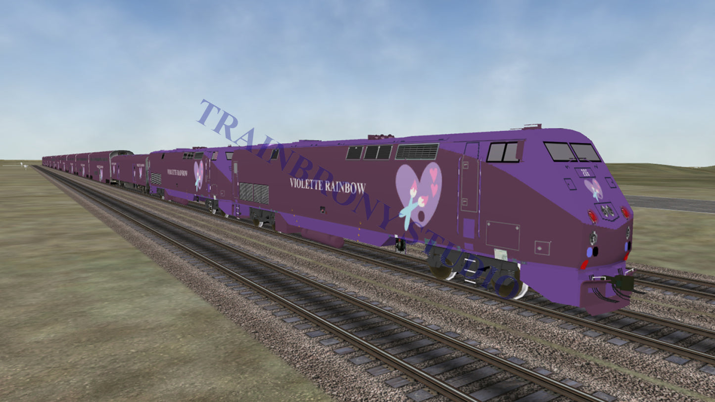 Violette Rainbow P42 (Digital Image) Digital Image