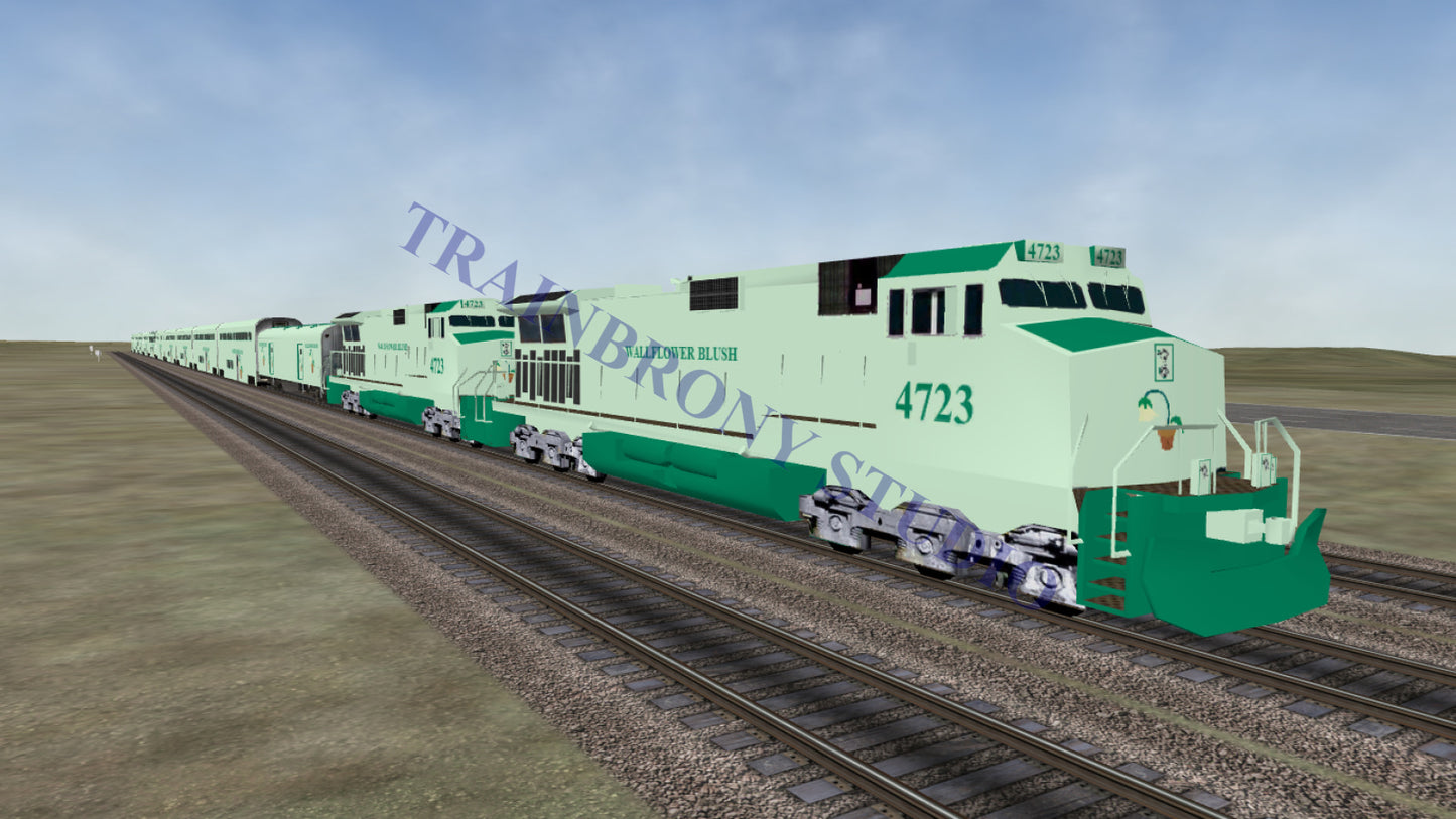 Wallflower Blush Dash 9 (Digital Image) Digital Image