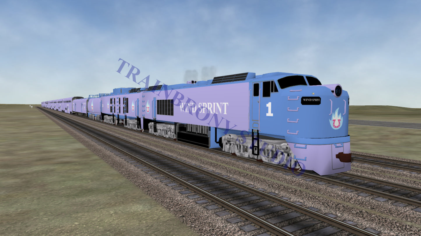 Wind Sprint Big Blow (Digital Image) Digital Image