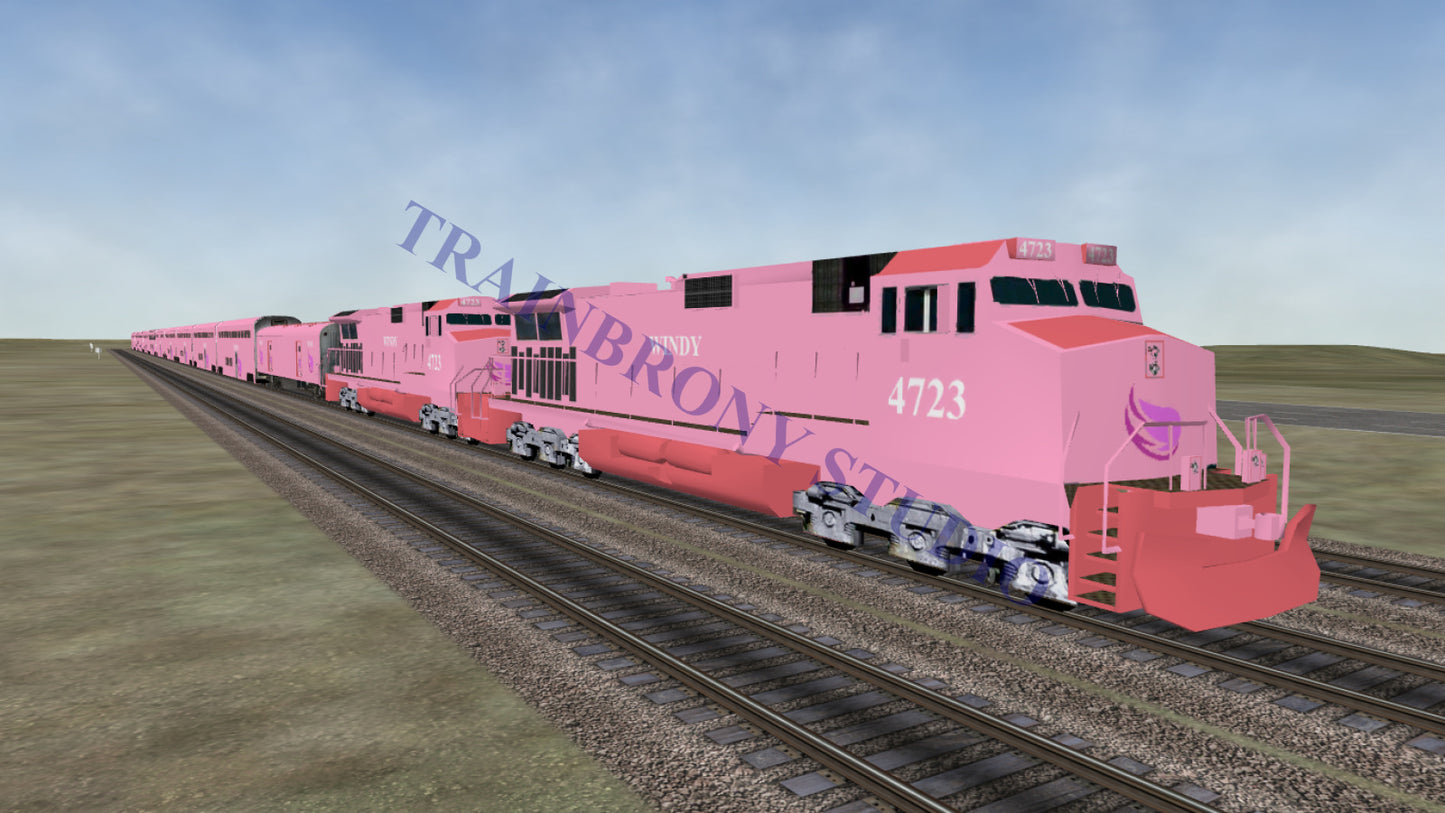 Windy Dash 9 (Digital Image) Digital Image