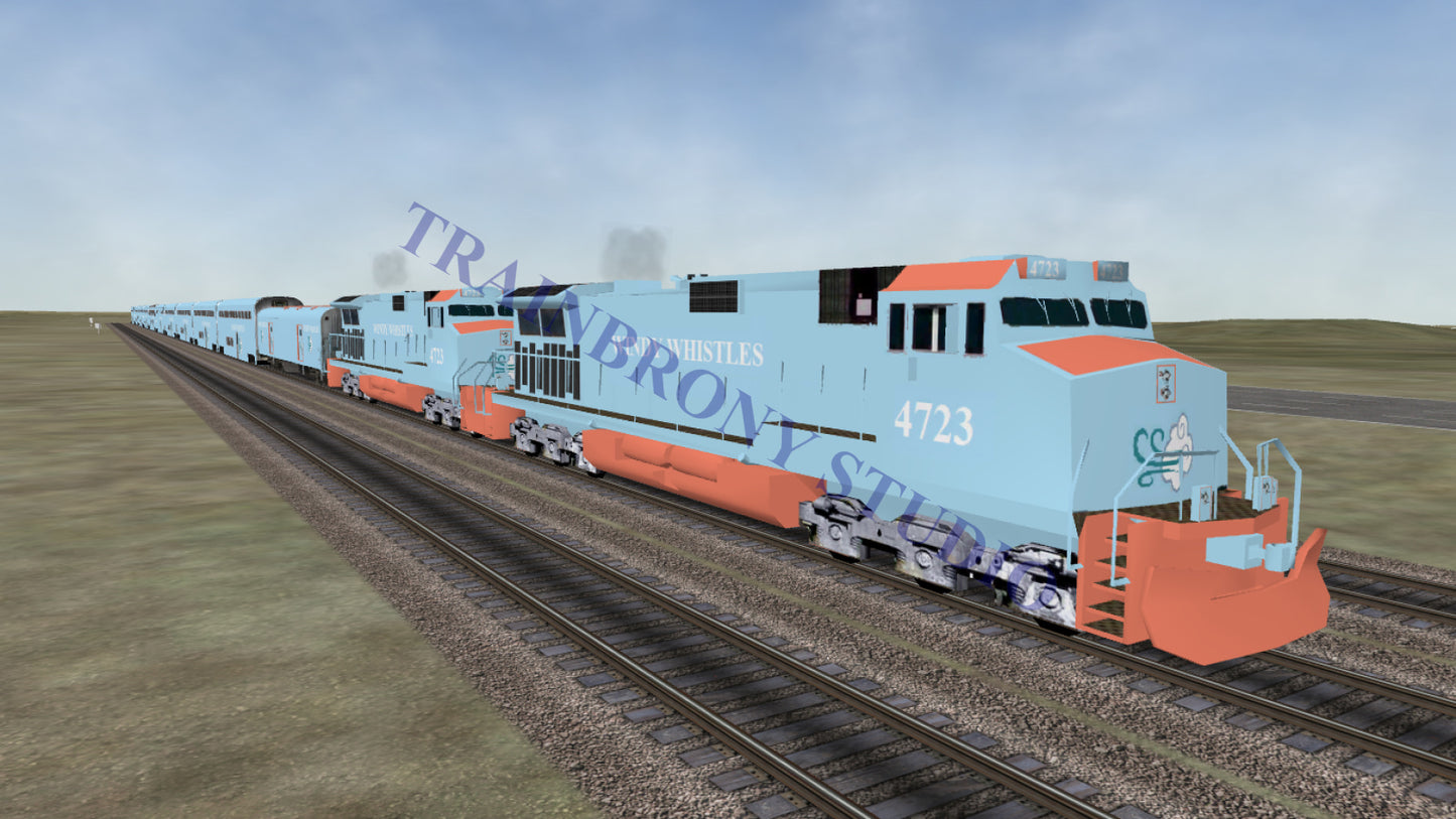 Windy Whistles Dash 9 (Digital Image) Digital Image