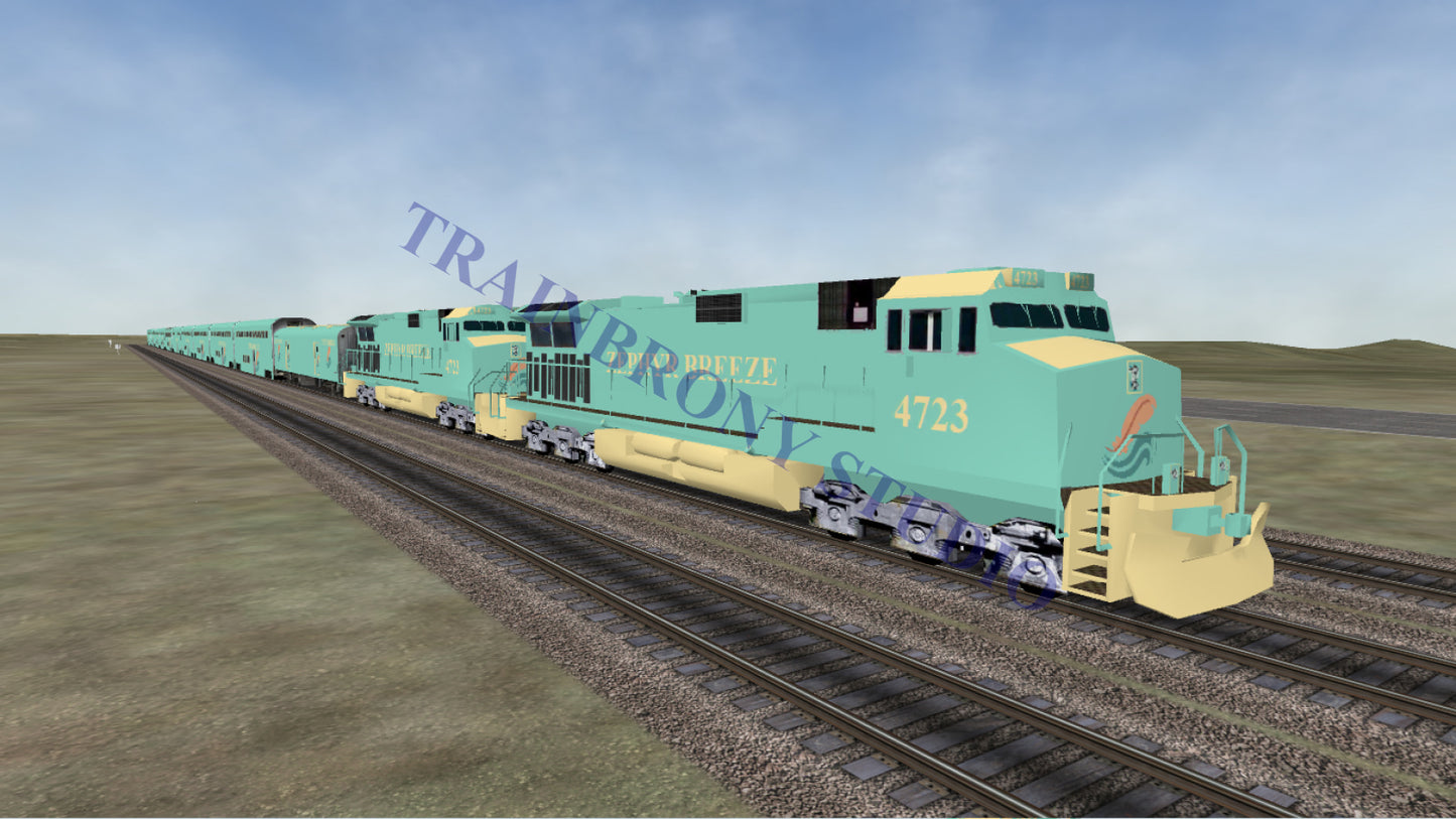 Zephyr Breeze Dash 9 (Digital Image) Digital Image