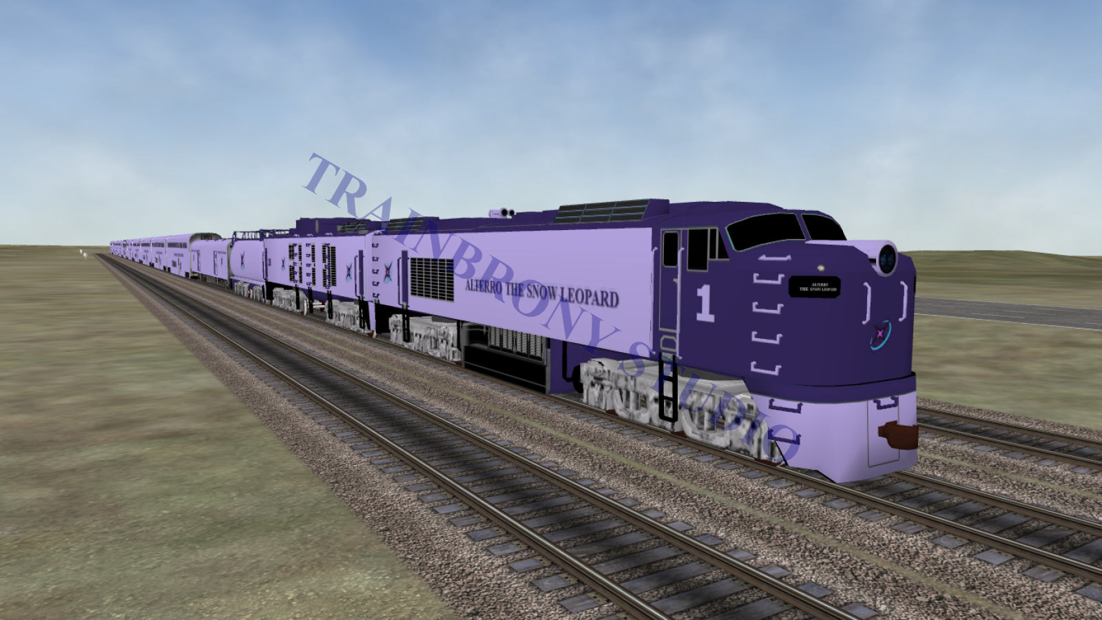 Alterro The Snow Leopard Big Blow (Digital Image) Digital Image