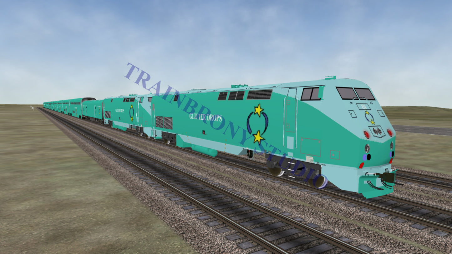 Glitter Drops P42 (Digital Image) Digital Image