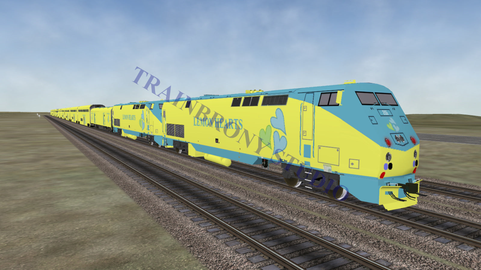 Lemon Hearts P42 (Digital Image) Digital Image