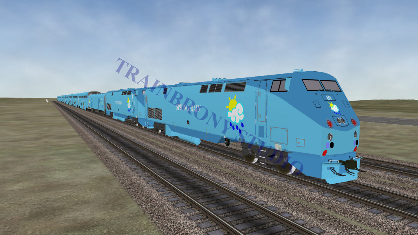 Spring Rain P42 (Digital Image) Digital Image